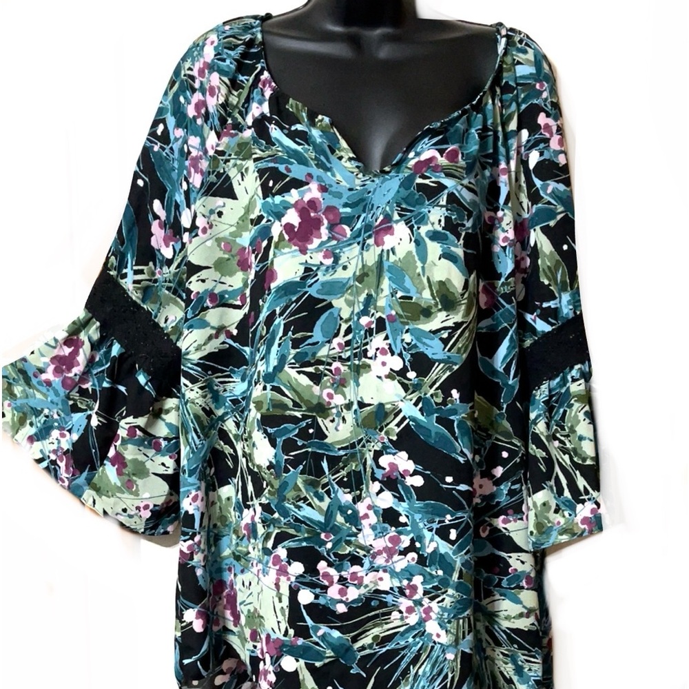 Zac & Rachel Multicolor Floral Blouse